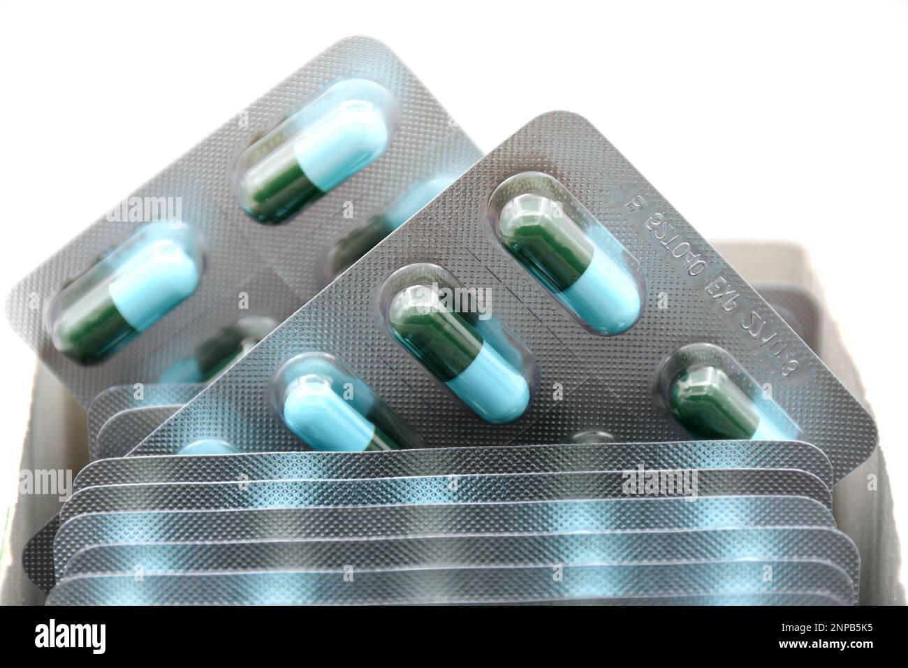 Manufacturing date and expiry date on some pharmaceutical packaging