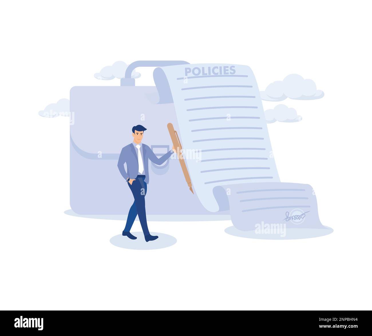 Company policies document,corporate rules or guidance concept