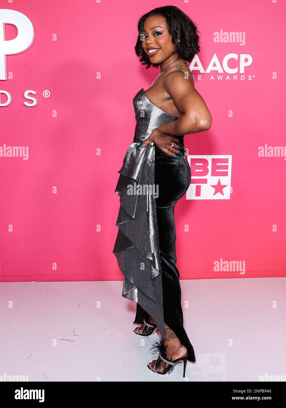 Pasadena, United States. 25th Feb, 2023. PASADENA, LOS ANGELES, CALIFORNIA, USA - FEBRUARY 25: Gail Bean poses in the press room at the 54th Annual NAACP Image Awards held at the Pasadena Civic Auditorium on February 25, 2023 in Pasadena, Los Angeles, California, United States. (Photo by Xavier Collin/Image Press Agency) Credit: Image Press Agency/Alamy Live News Stock Photo