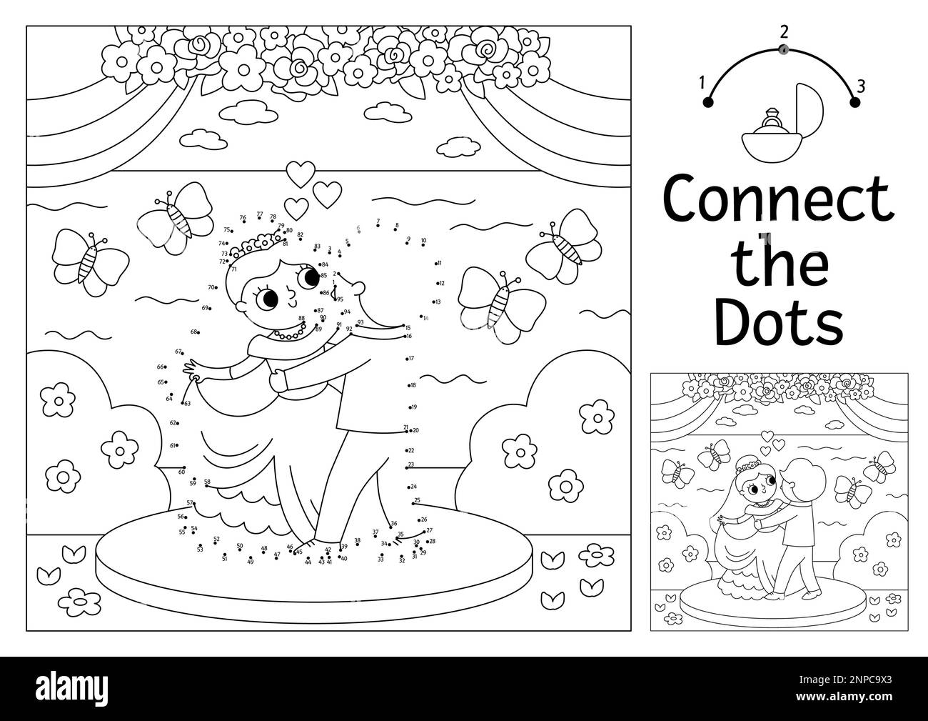 Wedding Connect The Dots Activity