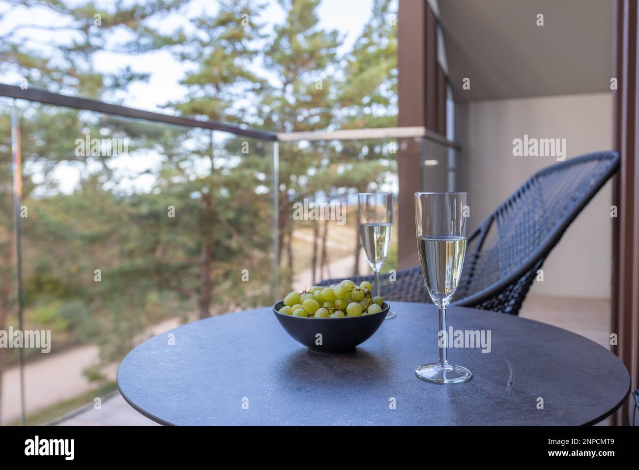 The Stylish Spacious Luxury Interior Design of Balcony in Modern Home ...