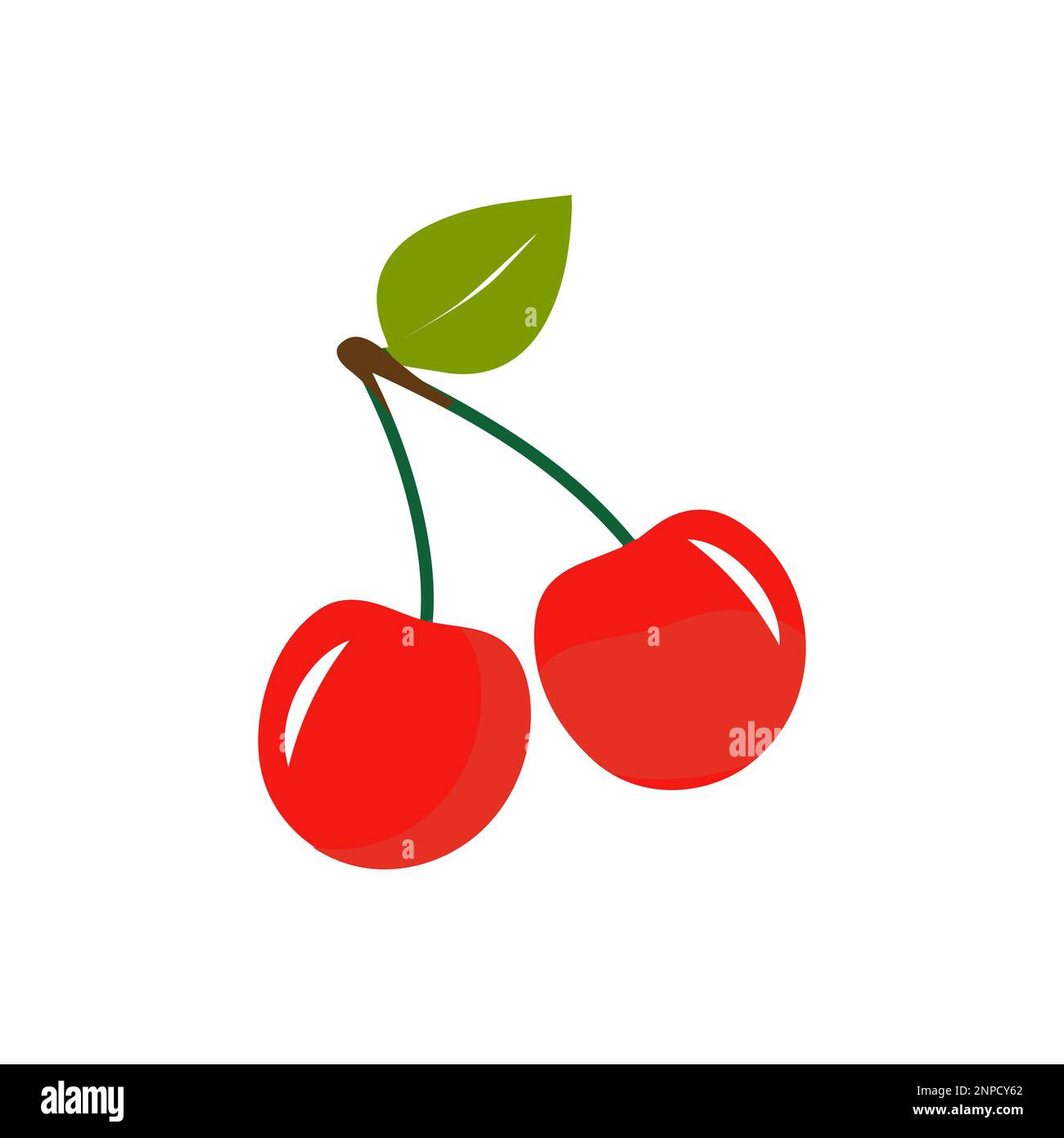 Cute cherry cartoon icon illustration 4916013 Vector Art at Vecteezy