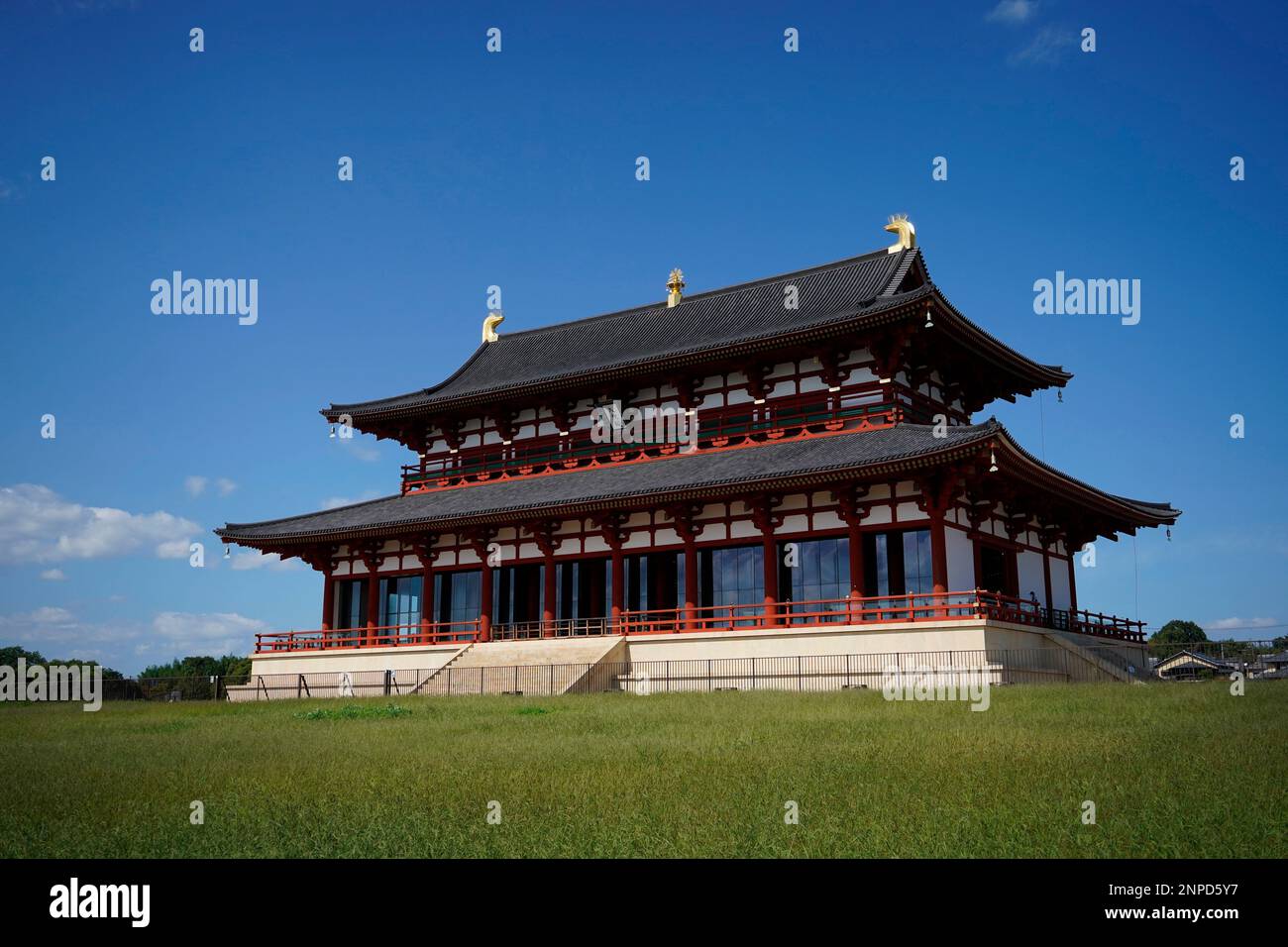 A picture shows Daiichiji Daigokuden (Former Imperial Audience Hall ...