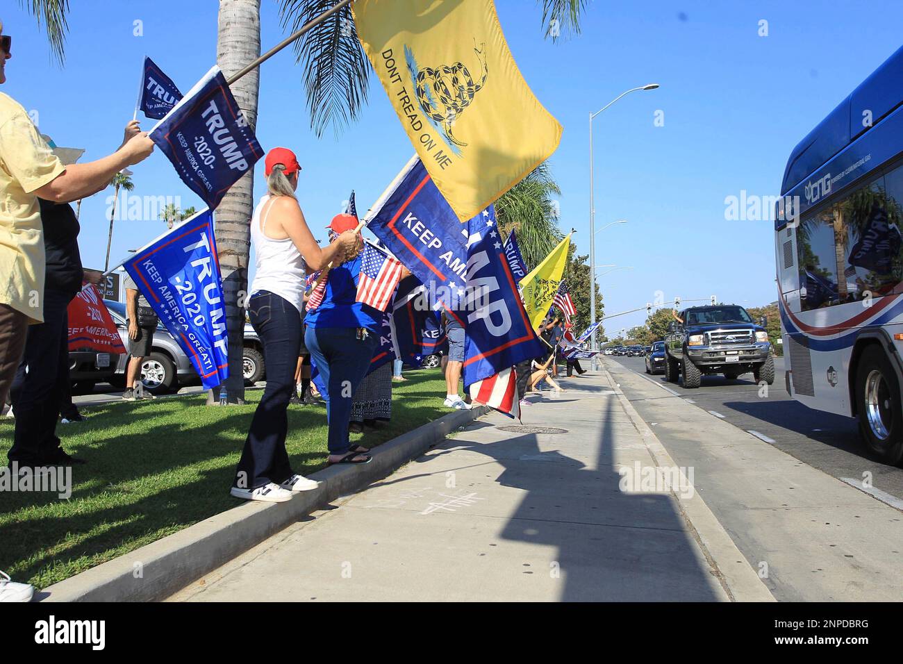 Photo by: gotpap/STAR MAX/IPx 2020 10/11/20 A Trump Rally is seen in ...