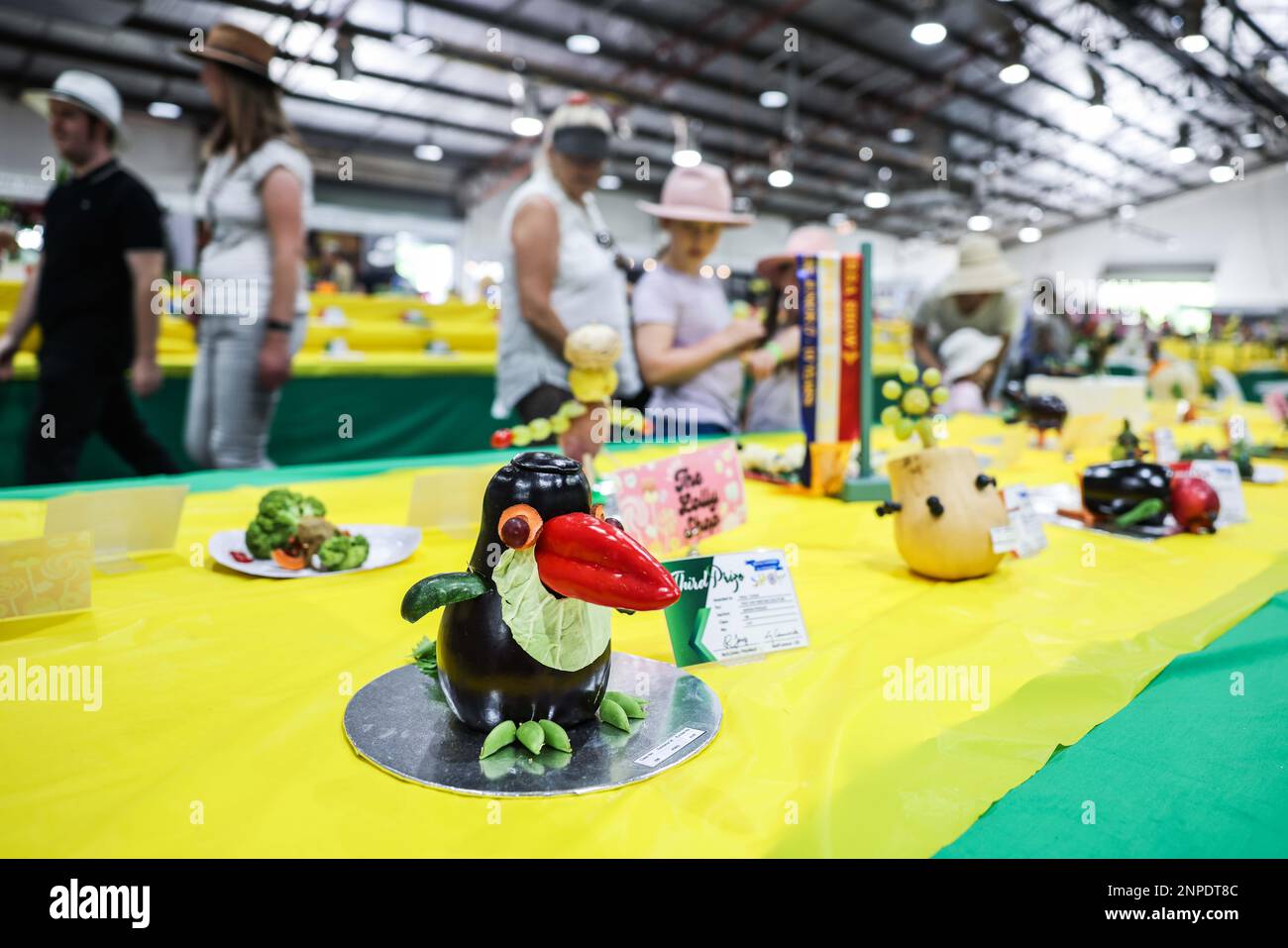 Canberra, Australia. 26th Feb, 2023. Agricultural products are on