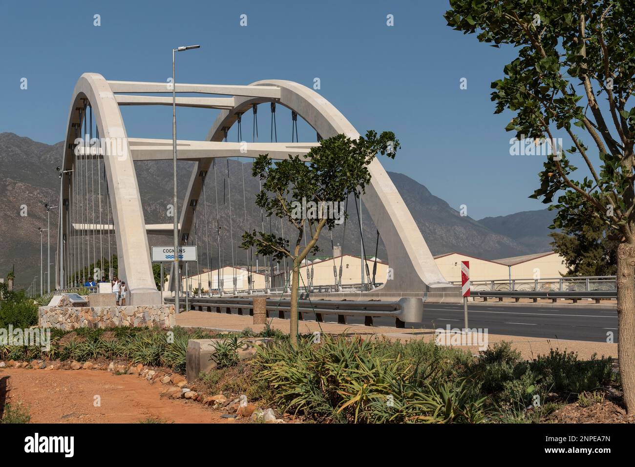 Ashton, Western Cape, South Africa. 2023. Arched bridge supporting a