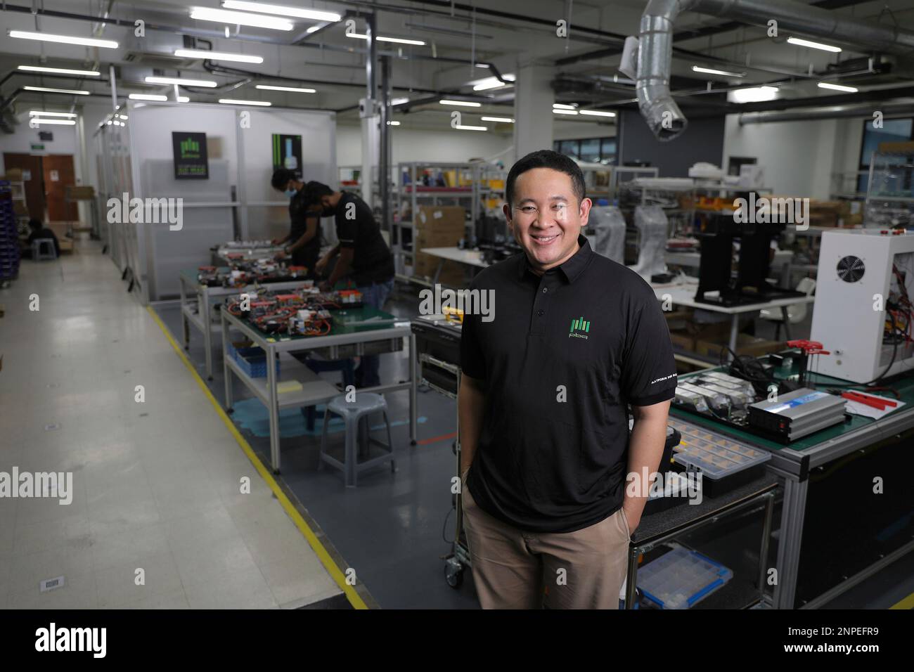 Former Senior Parliamentary Secretary and Member of Parliament (MP) Amrin  Amin, now Strategy Director at PBA Group, a robotics and automation firm  and non-executive Advisor at Adera Global. (Singapore Press via AP