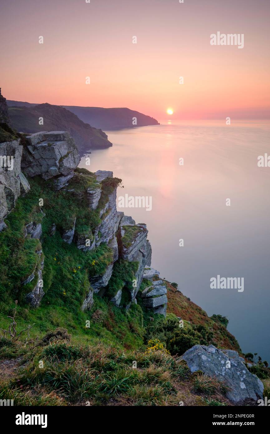Exmoor sunset hi-res stock photography and images - Alamy