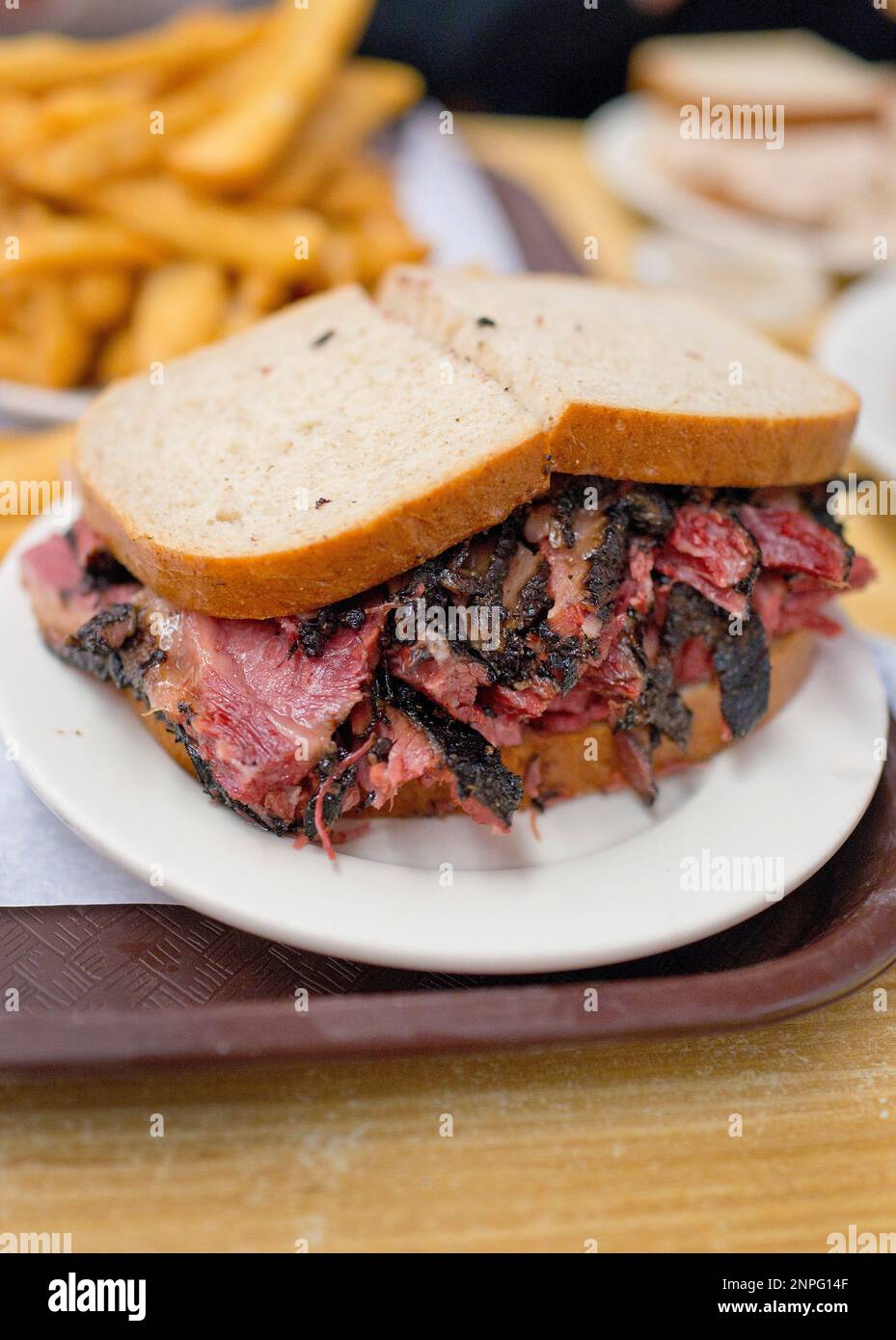 World famous Katz's Delicatessen, located on the lower east side of