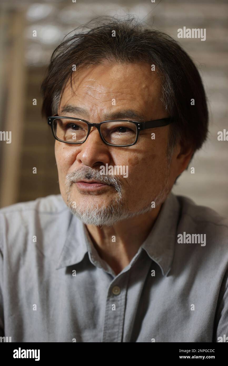Kiyoshi Kurosawa, Japanese film director speaks during an interview by