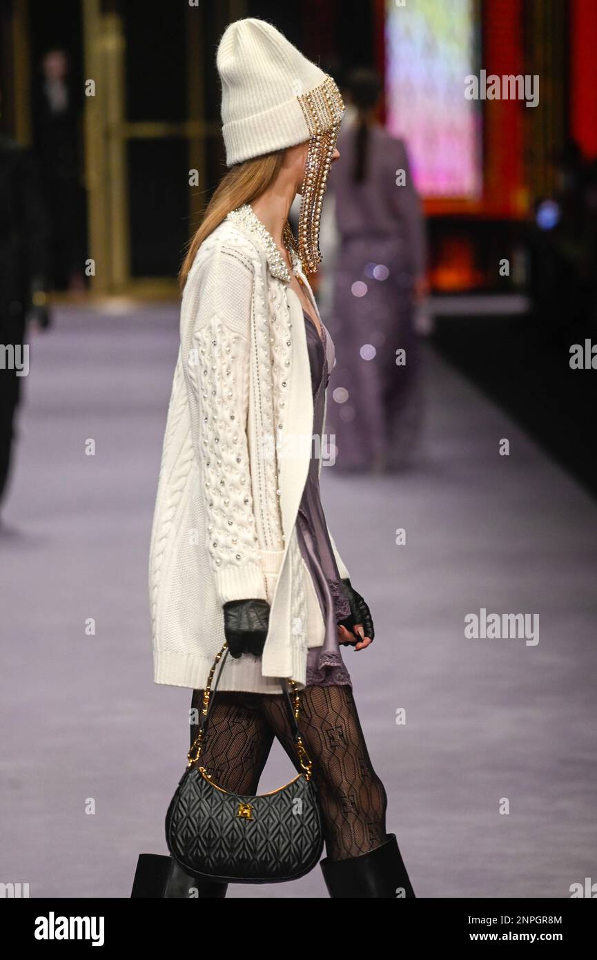 Milan, Woman Fashion Week, Fall Winter 2023 2024 Elisabetta