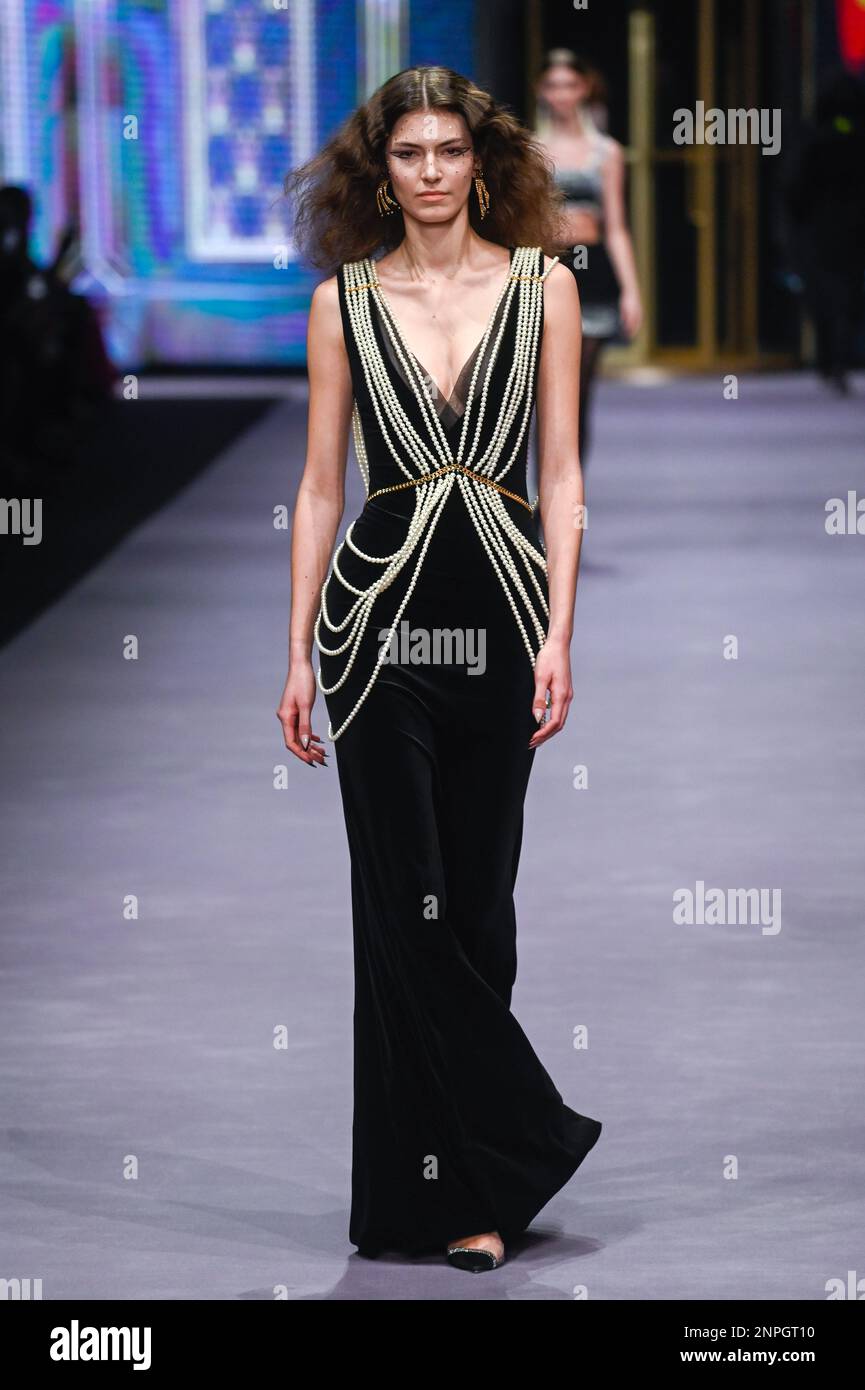 Milan, Woman Fashion Week, Fall Winter 2023 2024 Elisabetta Franchi