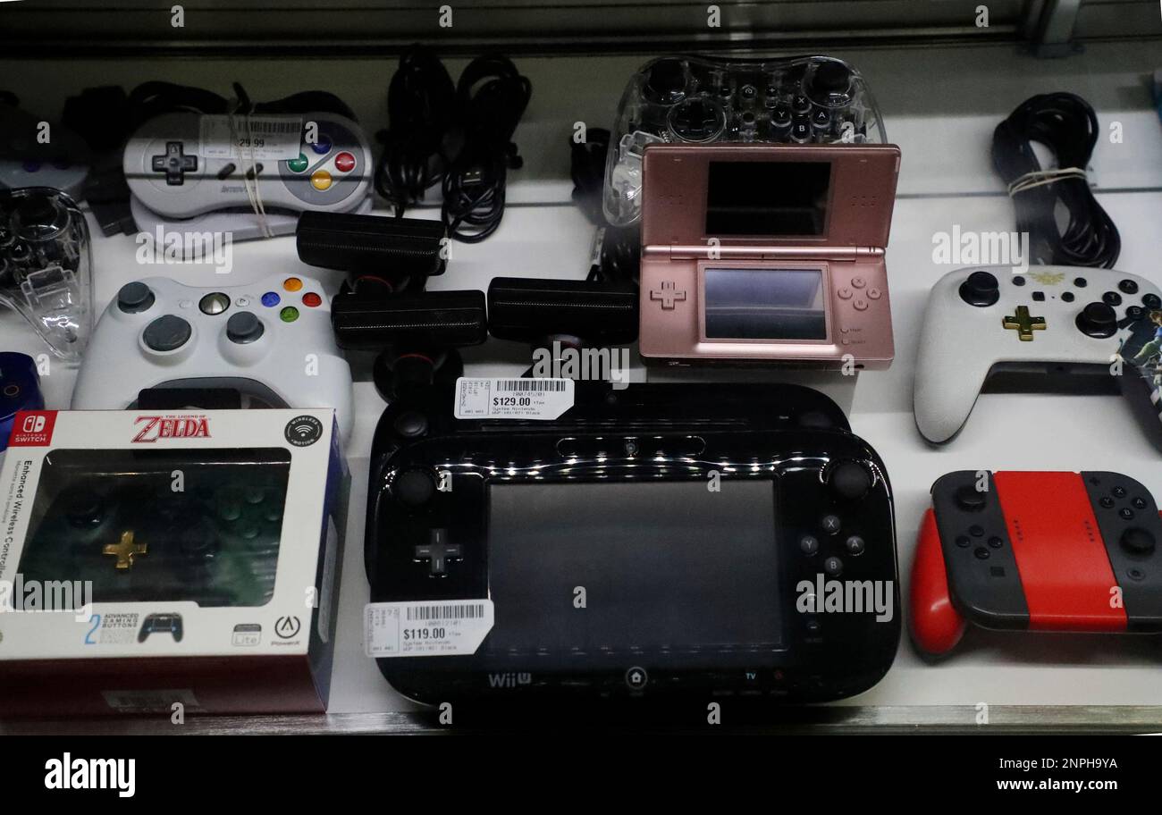 Pawn shop video games store