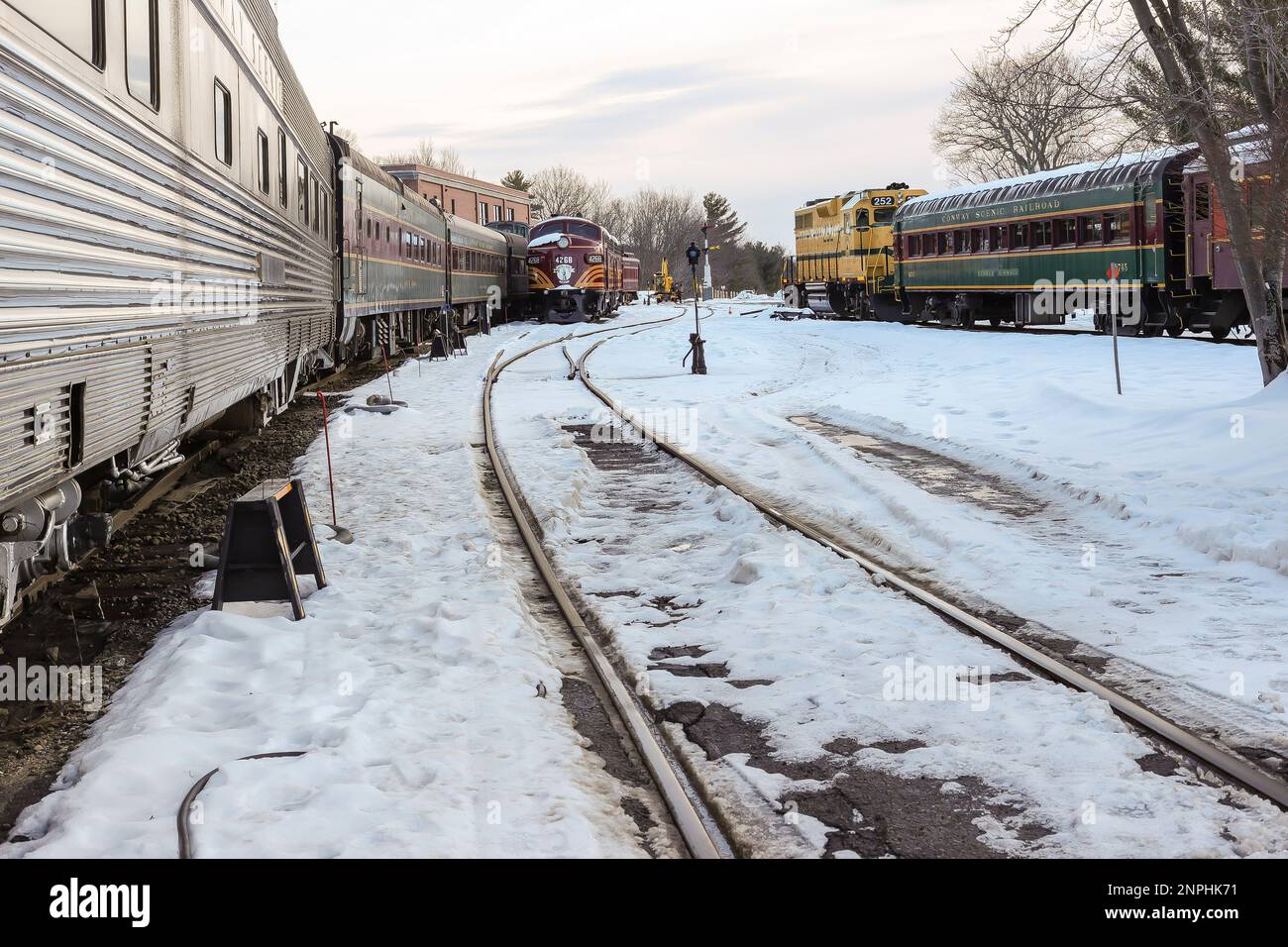 Conway Scenic Railroad is a popular location in Northeastern NH for families and friends. Buy a