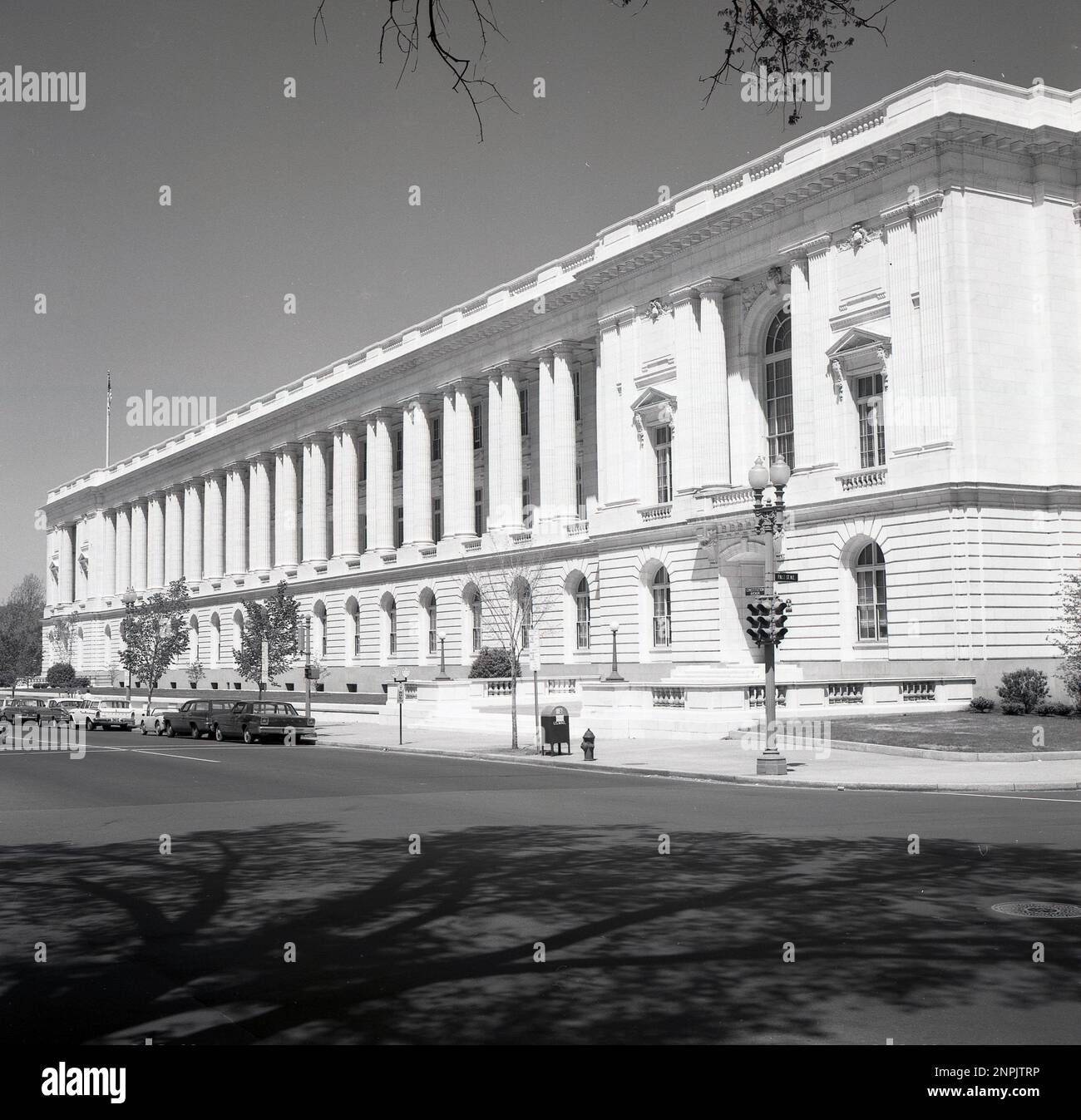 1960s, historical, exterior of the Cannon House Office building of
