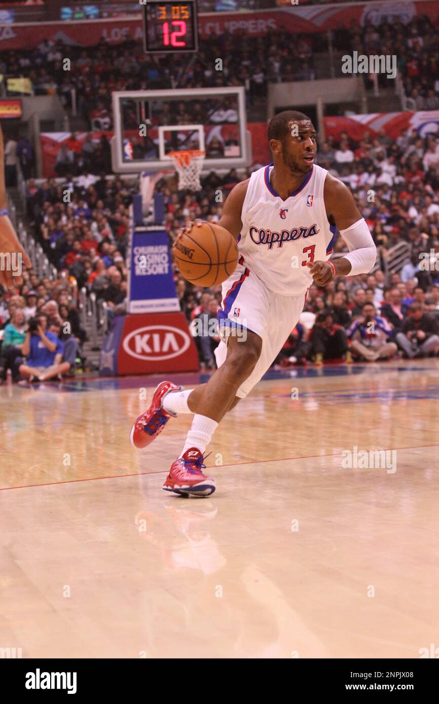 Los Angeles Clippers guard Chris Paul (3) makes a move with the