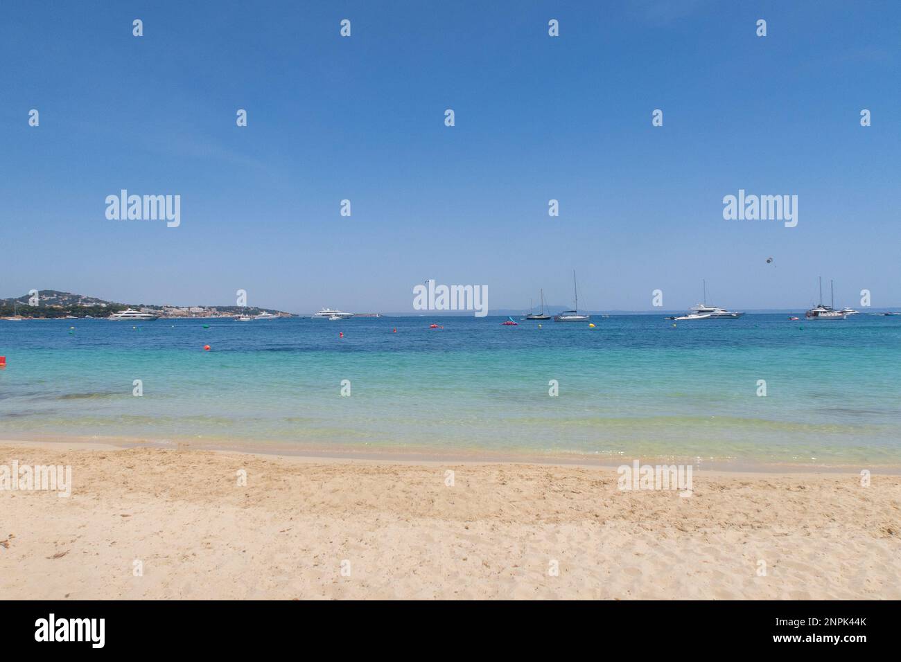 Palmanova Beach in Majorca during the Spring/Summer months. Stock Photo