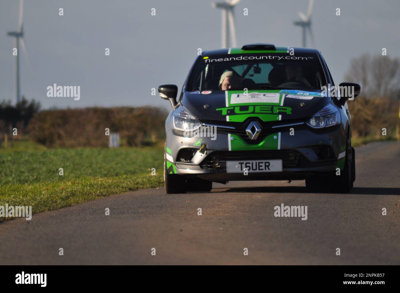 Reed Group, East Riding Stages Car Rally 2023 - Beverley and District Motor club, Aldbrough, East Riding of Yorkshire, England Stock Photo