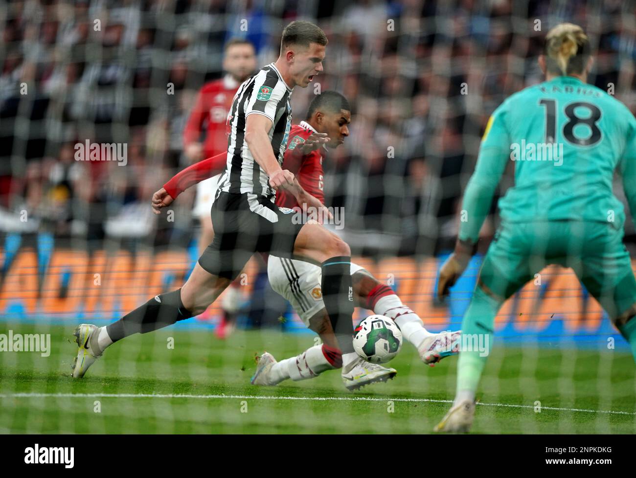 Marcus Rashford Side Manchester United's Marcus Rashford scores their side's second goal of ...