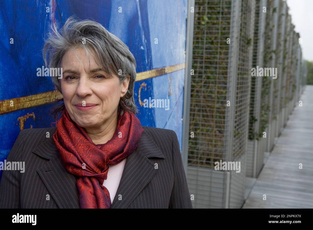 LAURENCE LACOUR JOURNALIST,WRITER Stock Photo