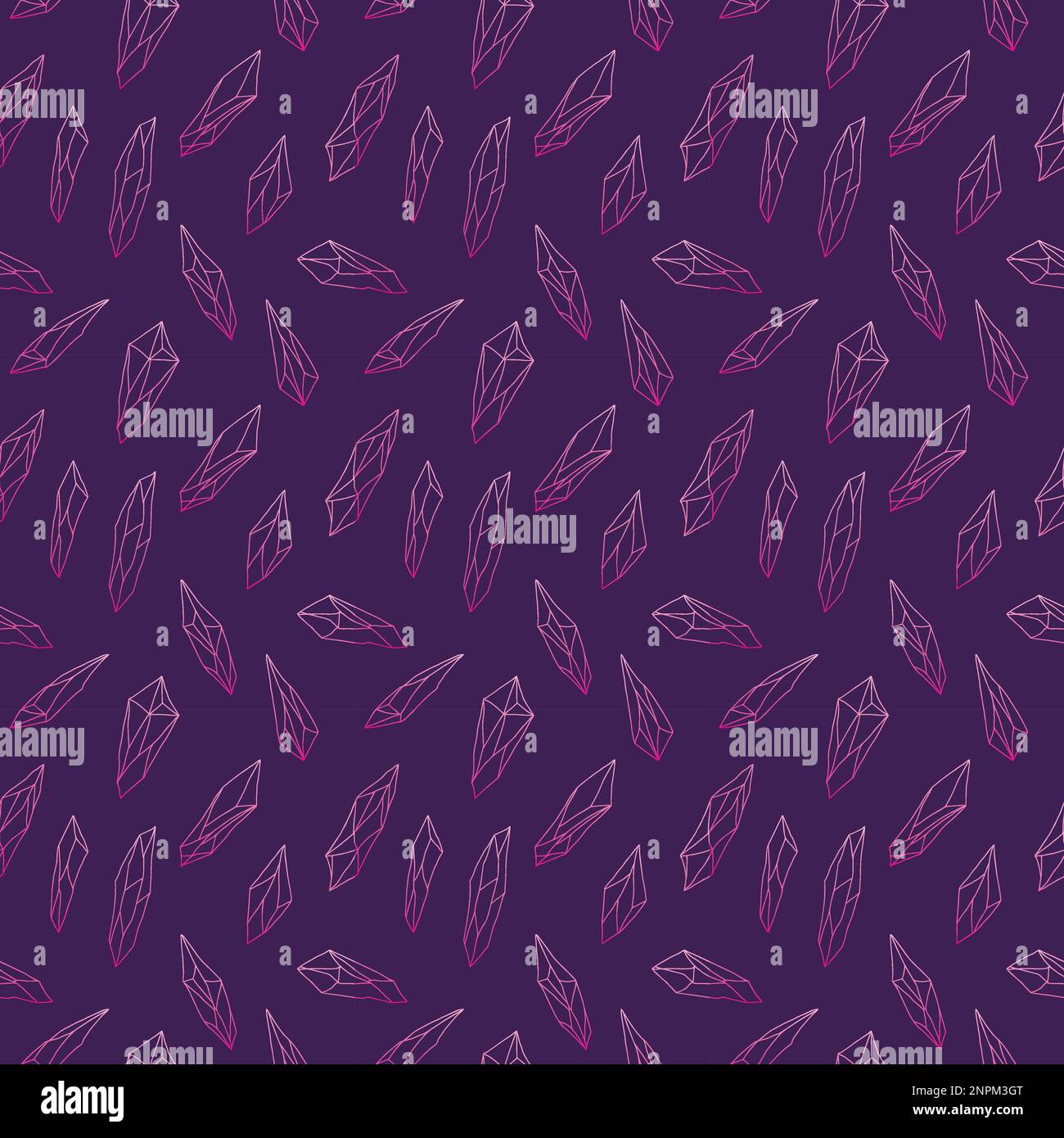 Violet Crystal Line Pattern Background Crystal or natural mineral seamless pattern. vector illustration Stock ...