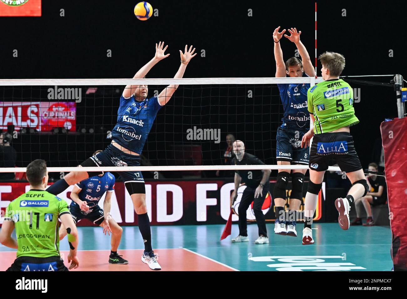 Roeselare's Rune Fasteland, Roeselare's Matthijs Verhanneman and Menen