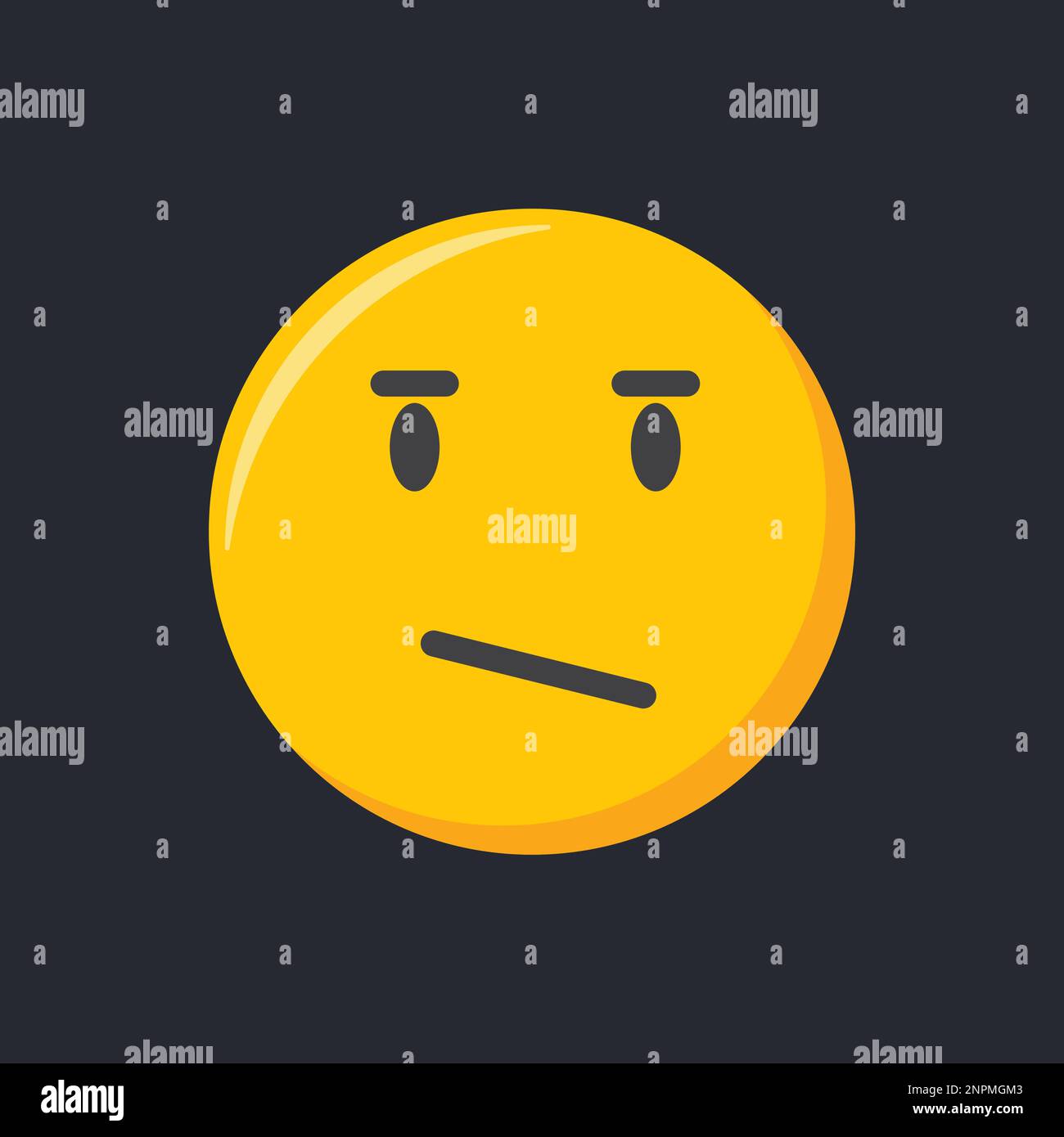 Sceptic Emoticon Hi res Stock Photography And Images Alamy