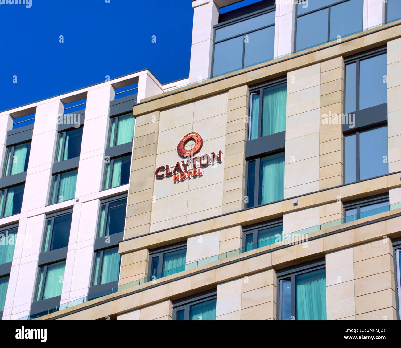 Clayton Hotel Glasgow 286 Clyde St, Glasgow G1 4AR uk Stock Photo