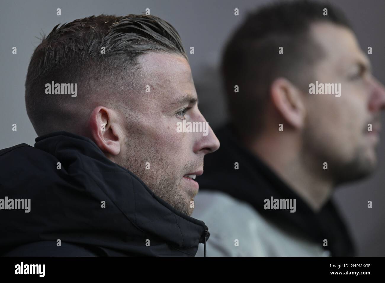Antwerp's Toby Alderweireld pictured after a soccer match between Oud