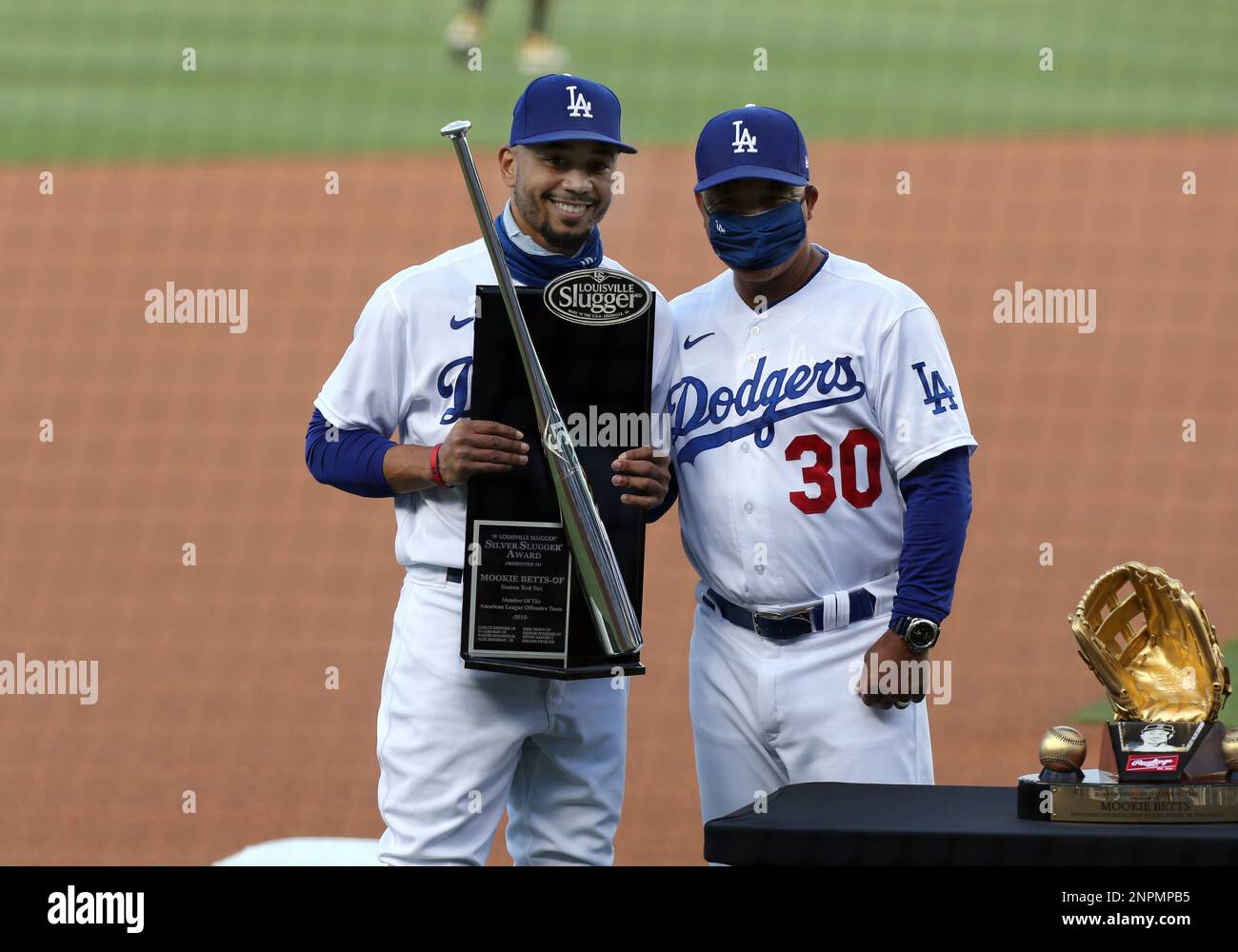 LOS ANGELES, CA AUGUST 13 Los Angeles Dodgers right fielder Mookie