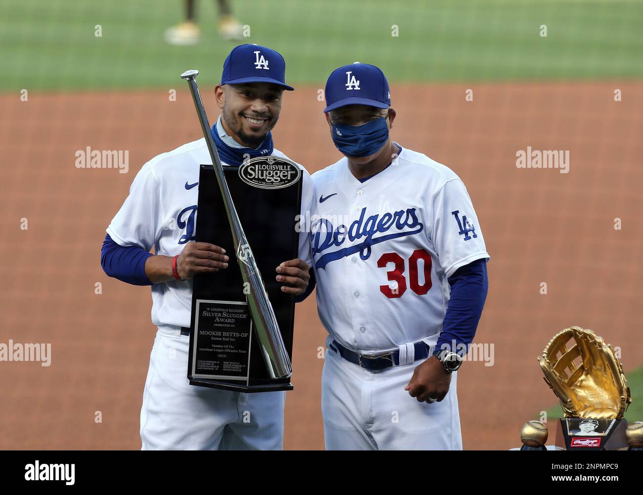 LOS ANGELES, CA AUGUST 13 Los Angeles Dodgers right fielder Mookie