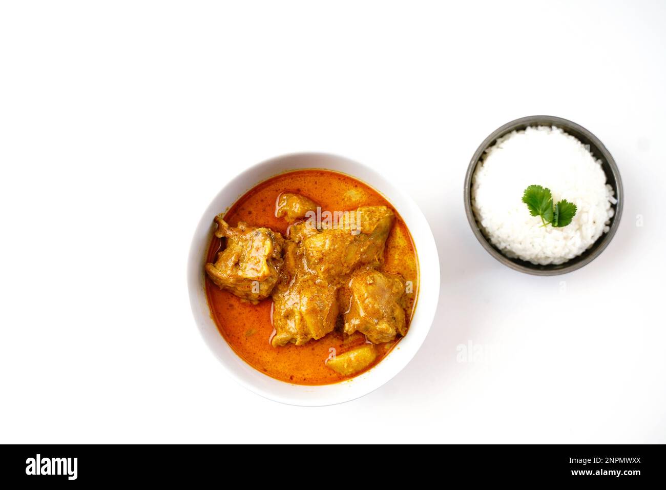 Malaysian style chicken curry with potatoes kari ayam, selective focus Stock Photo Alamy