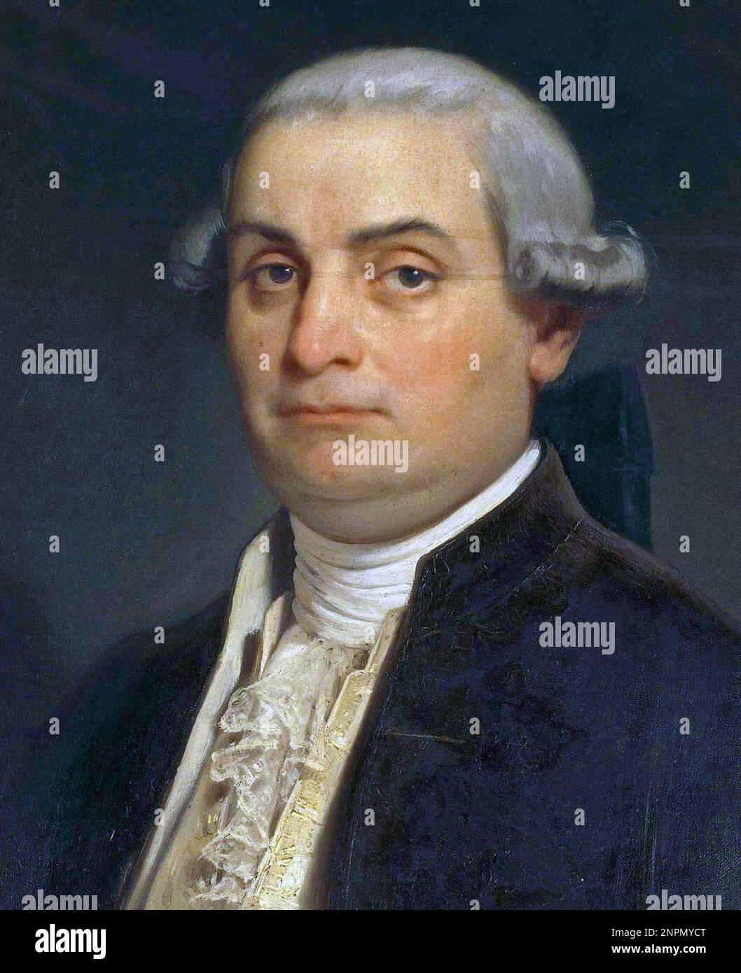 Cesare Beccaria, Cesare Bonesana di Beccaria, Marquis of Gualdrasco and Villareggio (1738 – 1794) Italian criminologist and philosopher Stock Photo