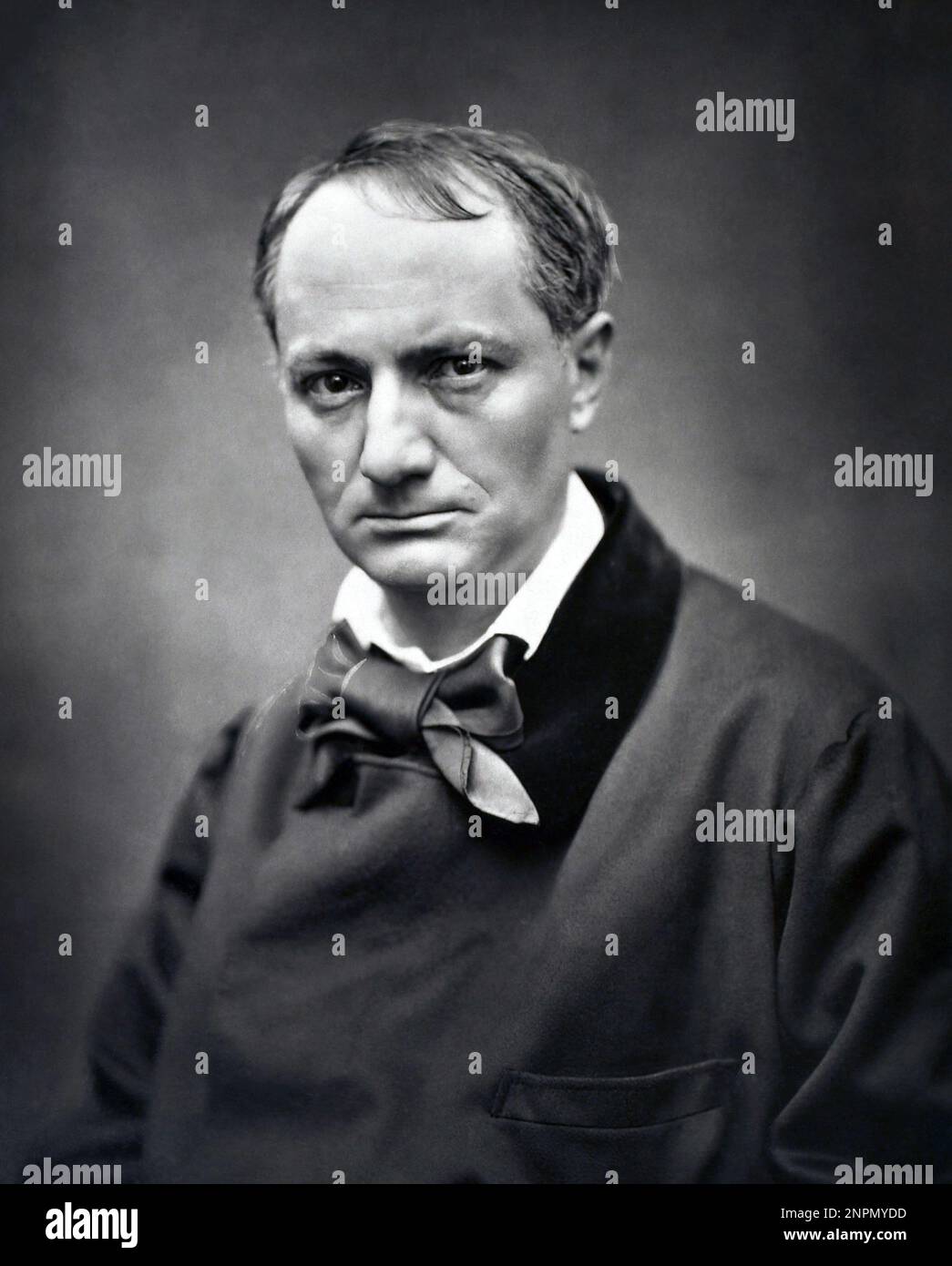 Charles Baudelaire, Charles Pierre Baudelaire (1821 – 1867) French poet. Stock Photo