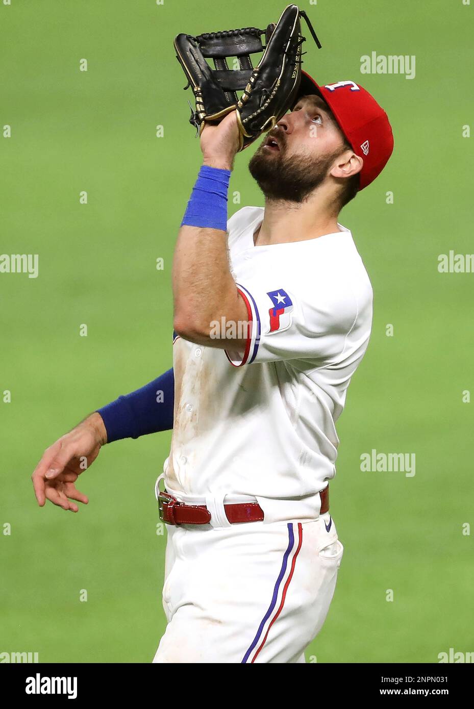 ARLINGTON, TX - AUGUST 10:Texas Rangers left fielder Shin-Soo Choo