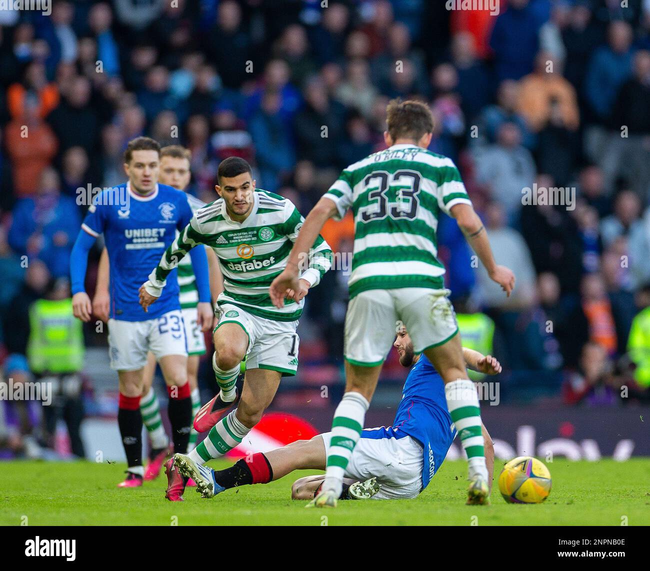 Glasgow, Scotland, Uk. 26th February 2023; Hampden Park, Glasgow 