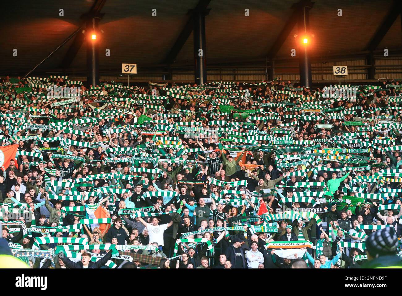 Glasgow, Scotland, UK. 26th February 2023; Hampden Park, Glasgow