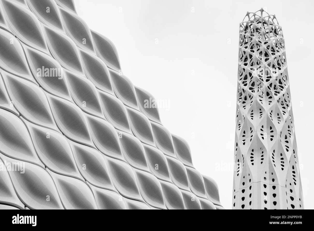 Shell centre tower Black and White Stock Photos & Images Alamy