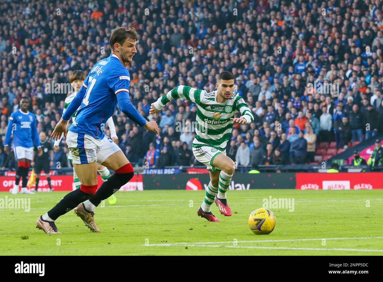 Glasgow, UK. 26th Feb, 2023. UK. In the final of the Viaplay Cup