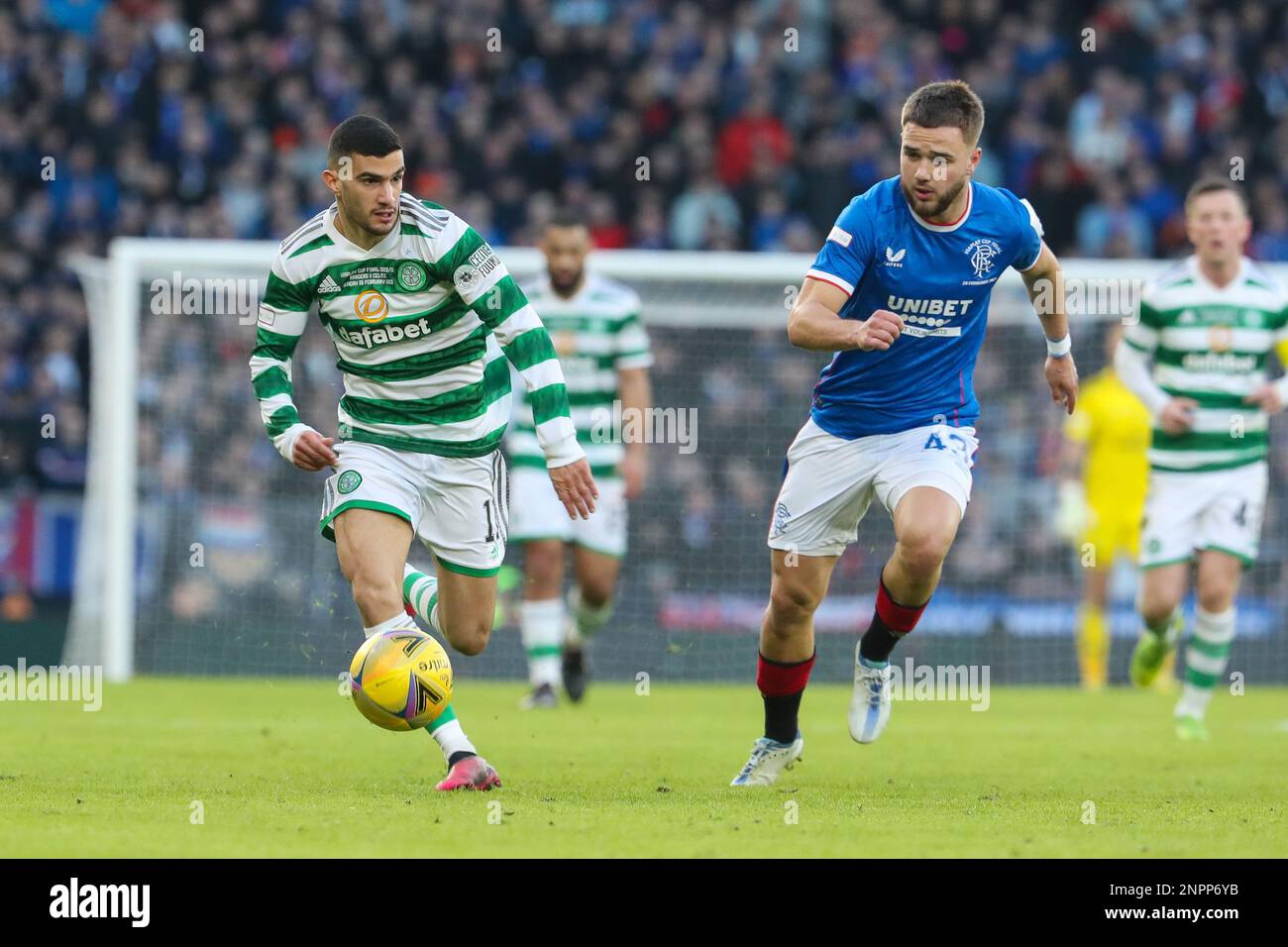 Glasgow, UK. 26th Feb, 2023. UK. In the final of the Viaplay Cup