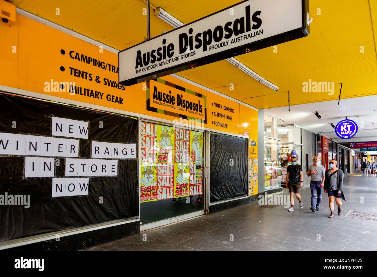 MELBOURNE AUSTRALIA APRIL 20 Australian camping store chain Aussie Disposals were appointed into voluntary administration last wek after bearing the brunt of shopper impacts from bushfires and the Cov...