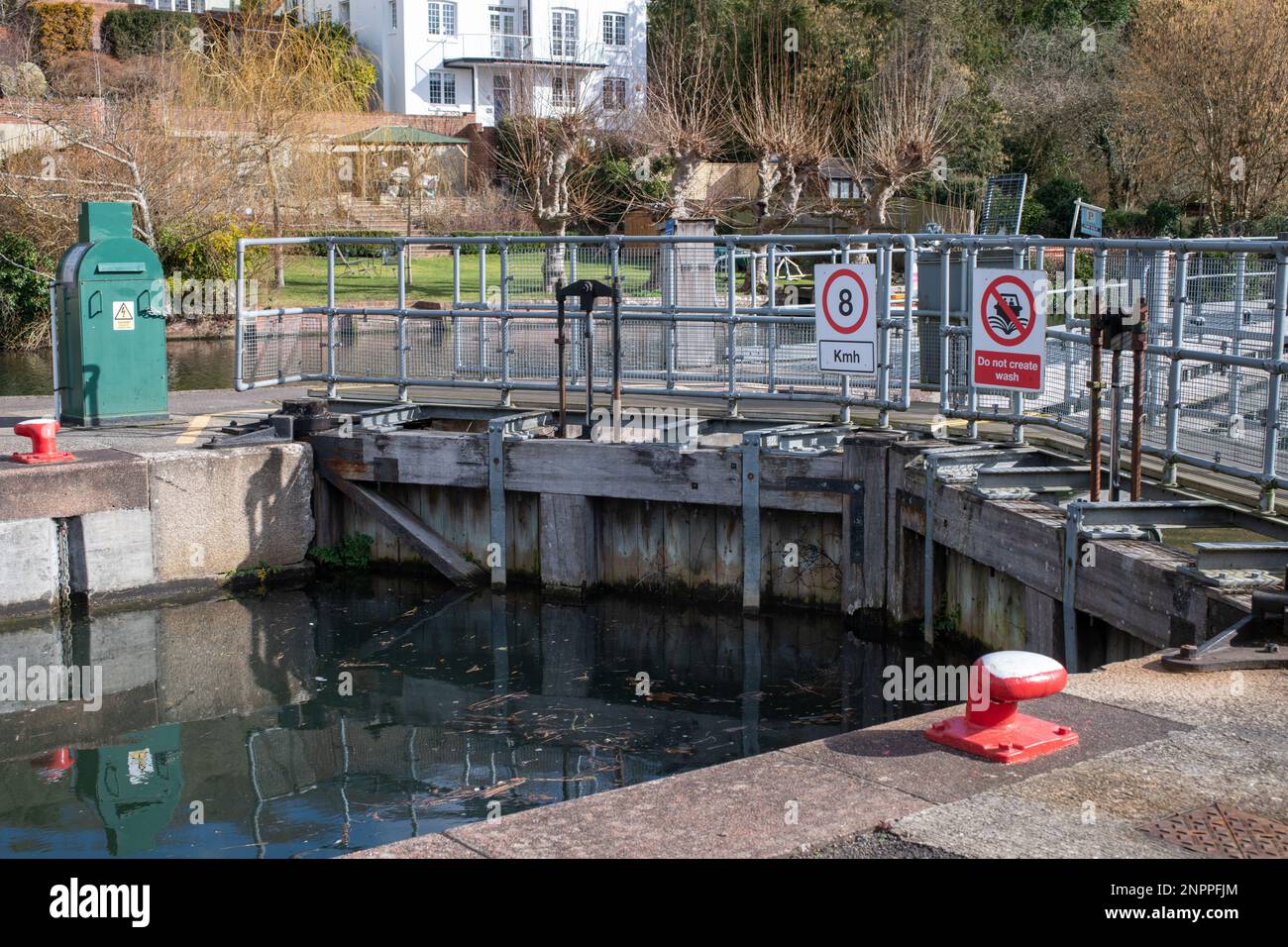 Lock at Henley Stock Photo