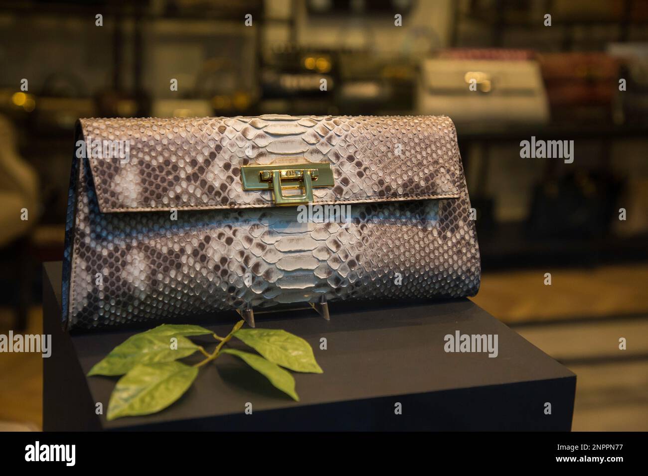 Shop display of handbags hi-res stock photography and images - Alamy