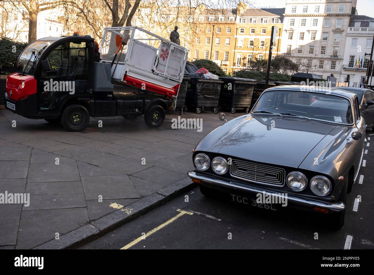 Vintage Bristol car on 6th February 2023 in London, United Kingdom