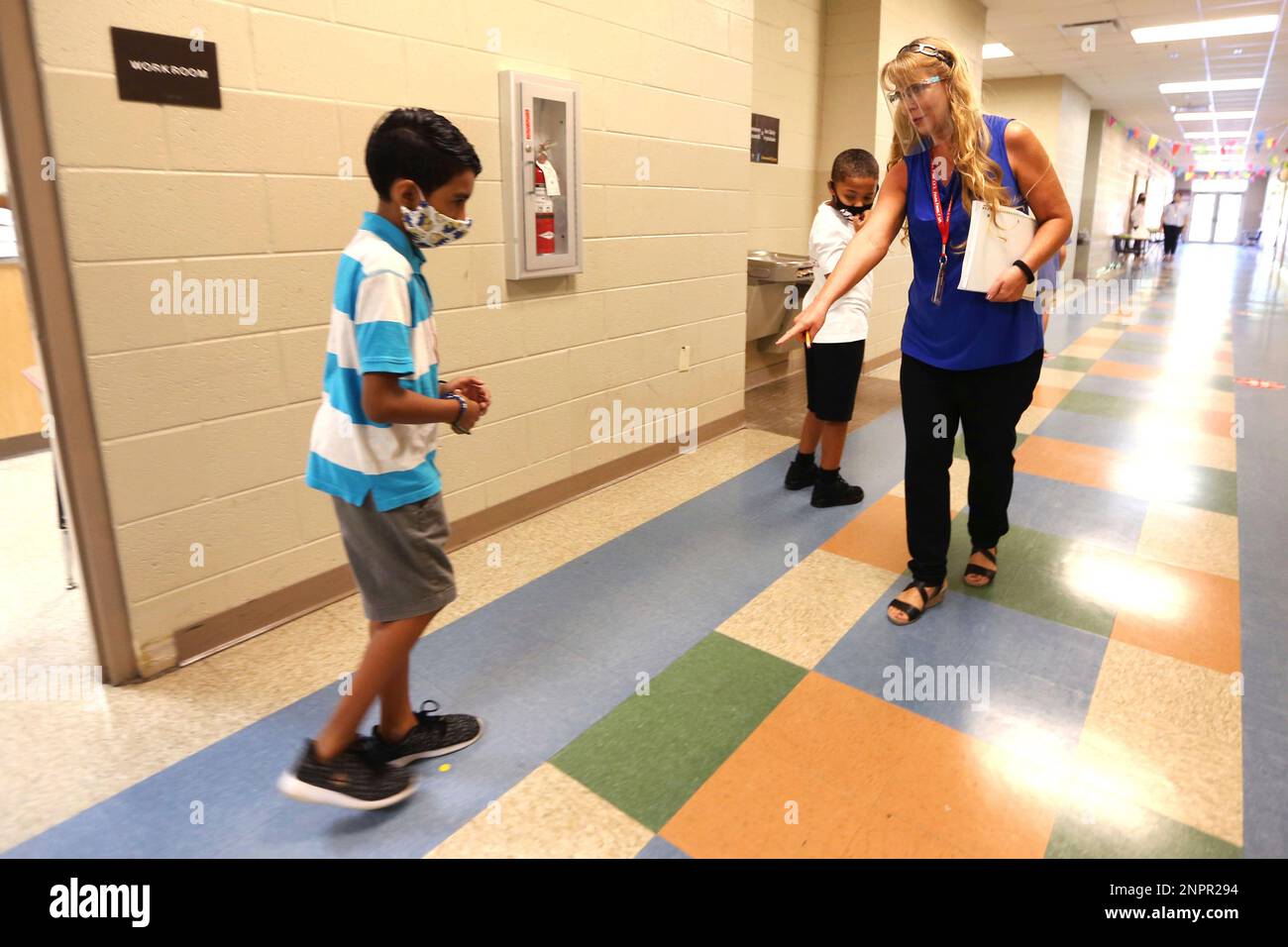 LeAnna Lehnert, a third grade teacher at Corinth Elementary School, has