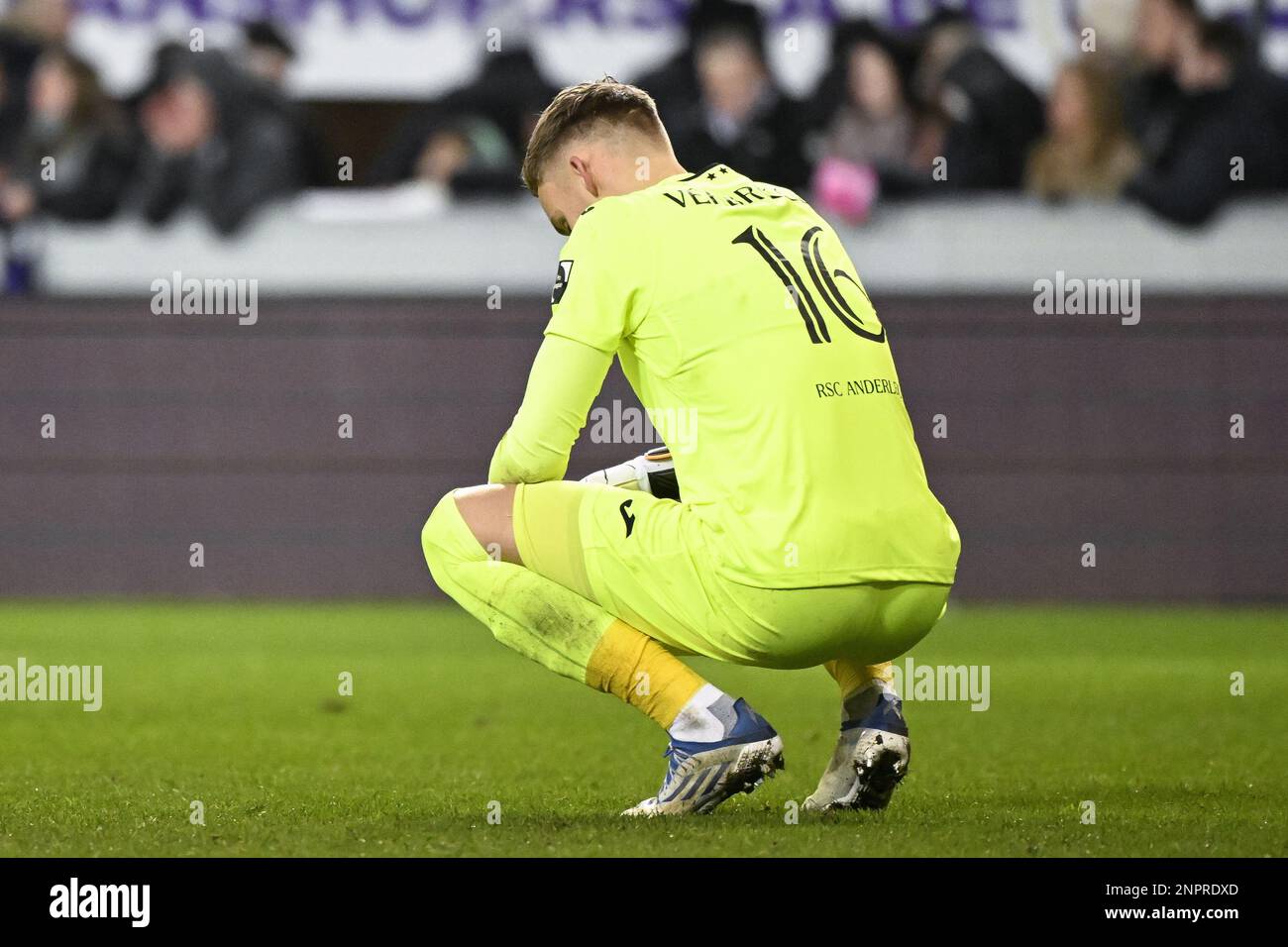 ANDERLECHT, BELGIUM - APRIL 11: 2-1 RSC Anderlecht, goal by Albert Sambi  Lokonga of RSC Anderlecht during the Jupiler Pro League match between RSC  And Stock Photo - Alamy