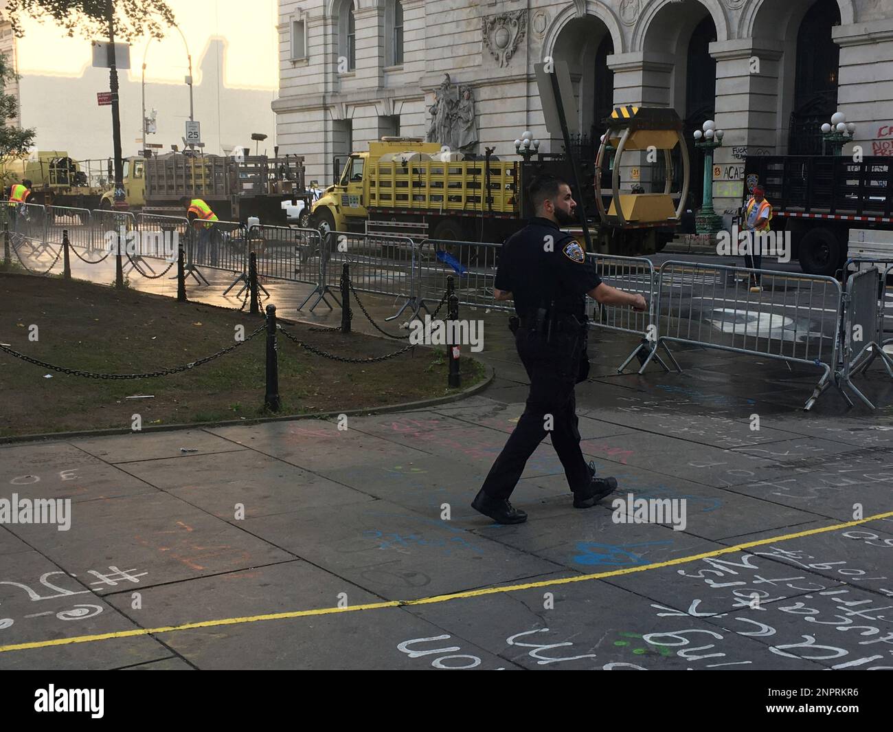 Photo by STRF/STAR MAX/IPx 2020 7/22/20 Occupy City Hall is cleared