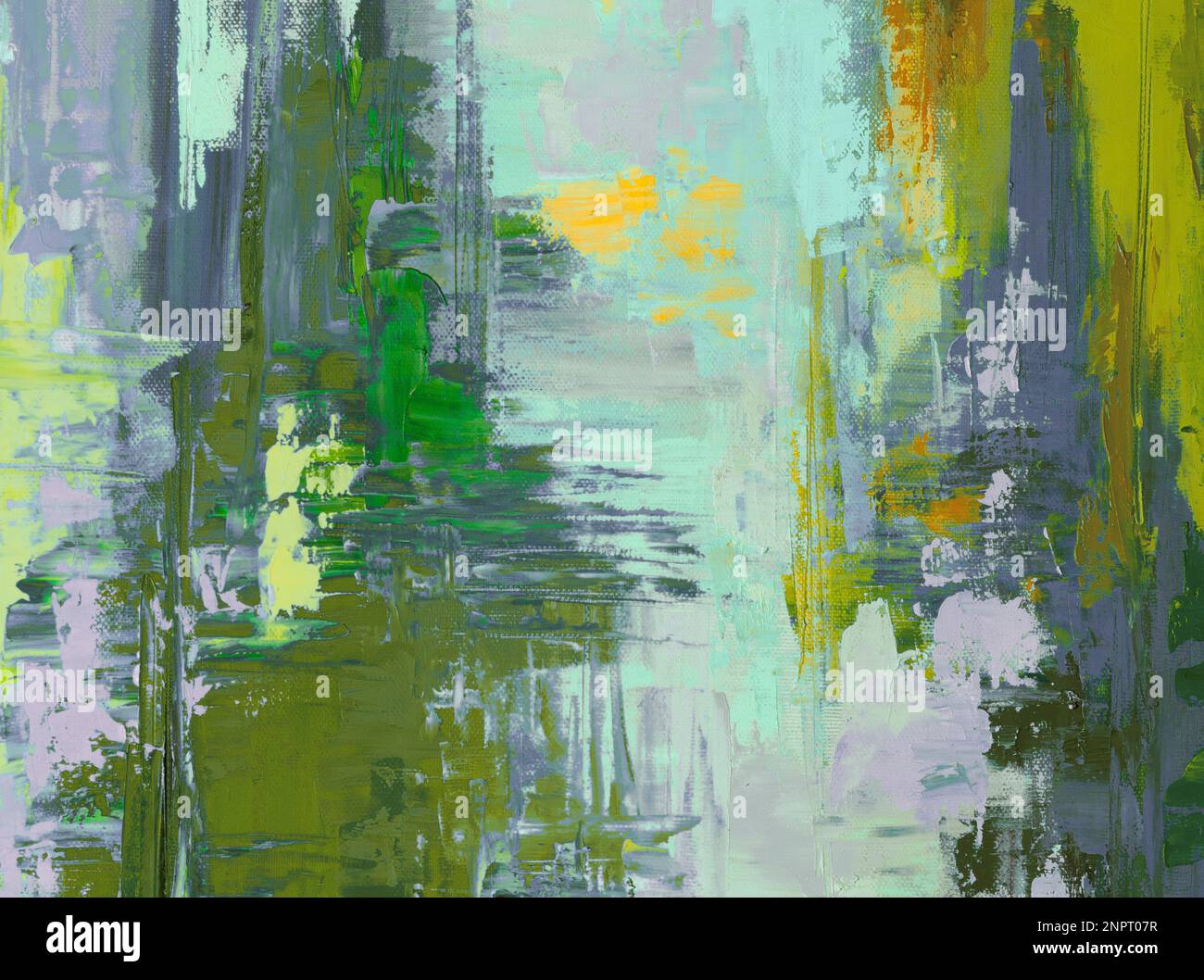 Abstract Oil Painting On Canvas Stock Photo Alamy