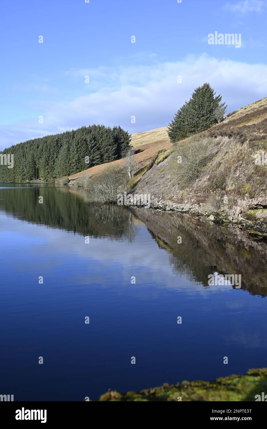 Upper Glendevon reservoir Perthshire Stock Photo Alamy