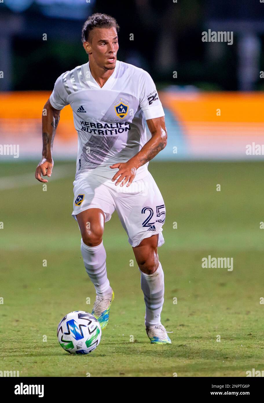 ORLANDO, FL - JULY 13: Los Angeles Galaxy defender Rolf Feltscher (25 ...